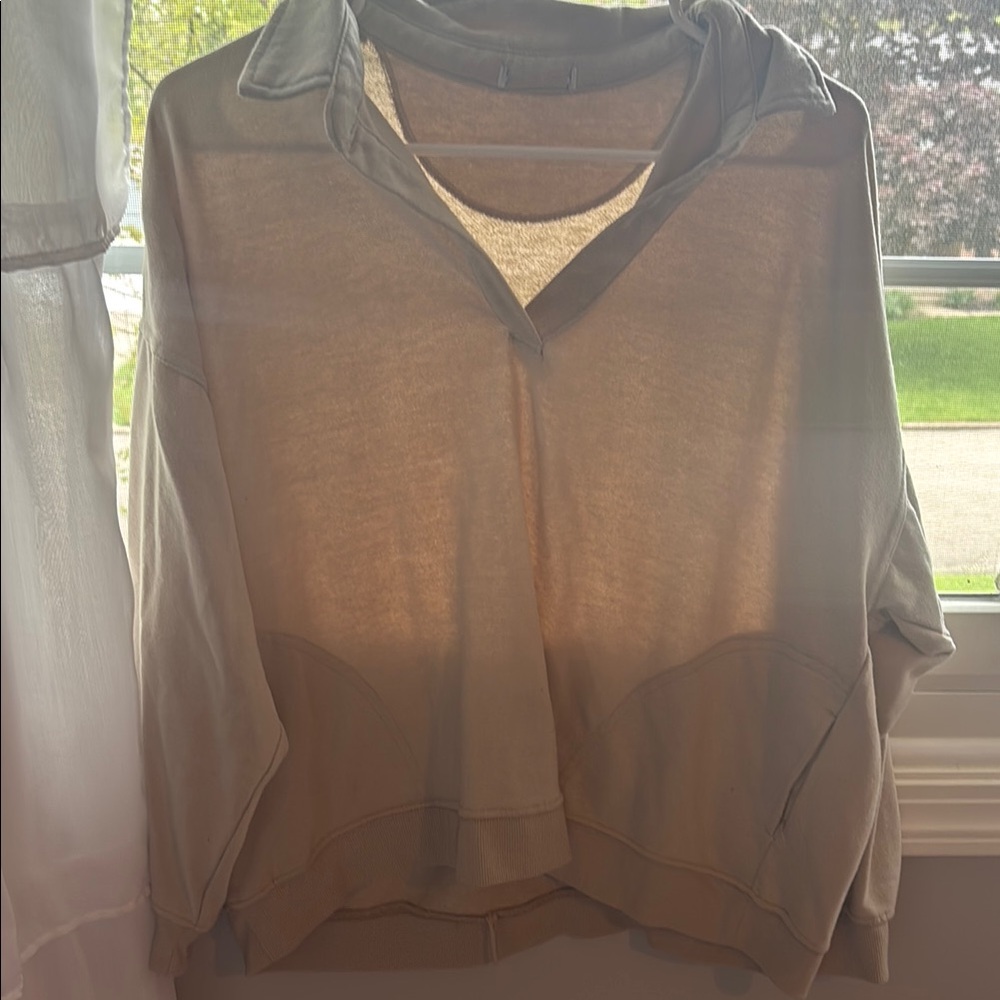 Beige Sweatshirt
